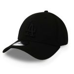Gorra New Era 39 Thirty MLB Dodgers Black On Black Cerrada