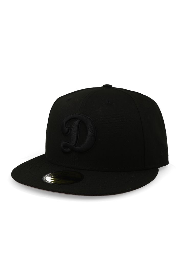 Gorra New Era 59 Fifty MLB Dodgers Basic Negro Cerrada