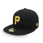 Gorra New Era 59 Fifty MLB Pirates Alt2 Negro Cerrada