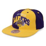 Gorra Mitchell & Ness NBA Lakers Pinwheel Amarillo