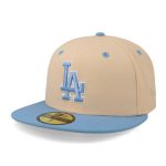 Gorra New Era 59 Fifty MLB Dodgers Q323 Ice Latte Cerrada