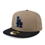 Gorra New Era 59 Fifty MLB Dodgers Core Camello Cerrado