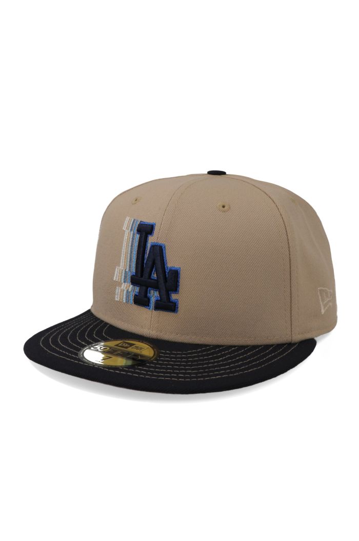 Gorra New Era 59 Fifty MLB Dodgers Core Camello Cerrado