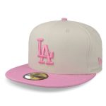Gorra New Era 59 Fifty MLB Dodgers White Crown Cerrada