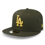 Gorra New Era 59 Fifty MLB Dodgers League Essential Verde Cerrado