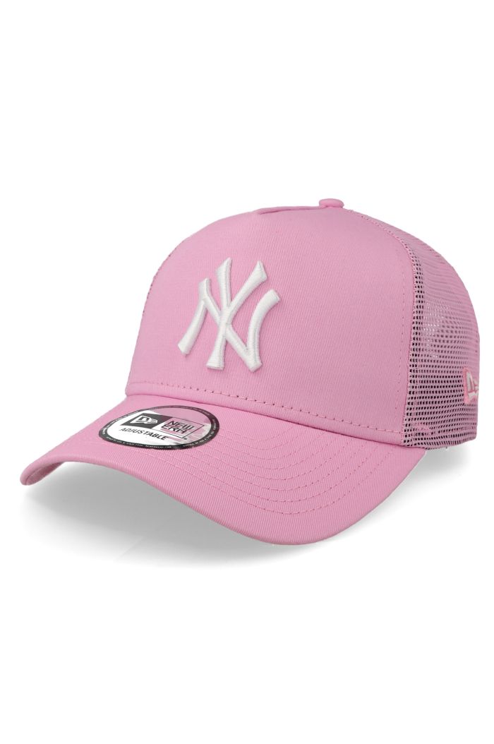 Gorra New Era 9 Forty MLB Yankees Trucker Rosa Claro Unitalla
