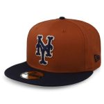 Gorra New Era 59 Fifty MLB Mets Boucle Rojo Cerrada