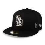 Gorra New Era 59 Fifty MLB Dodgers 24 Chal Negro Cerrada