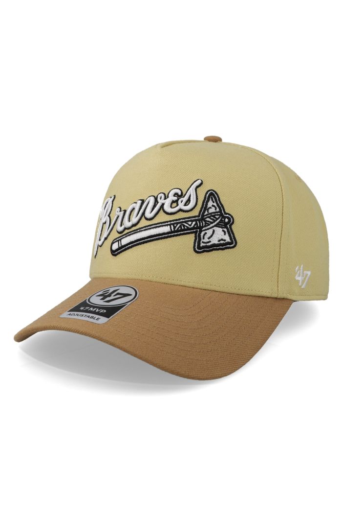 Gorra '47 MLB Braves Sure Shot TT Snap MVP DT Beige Unitalla