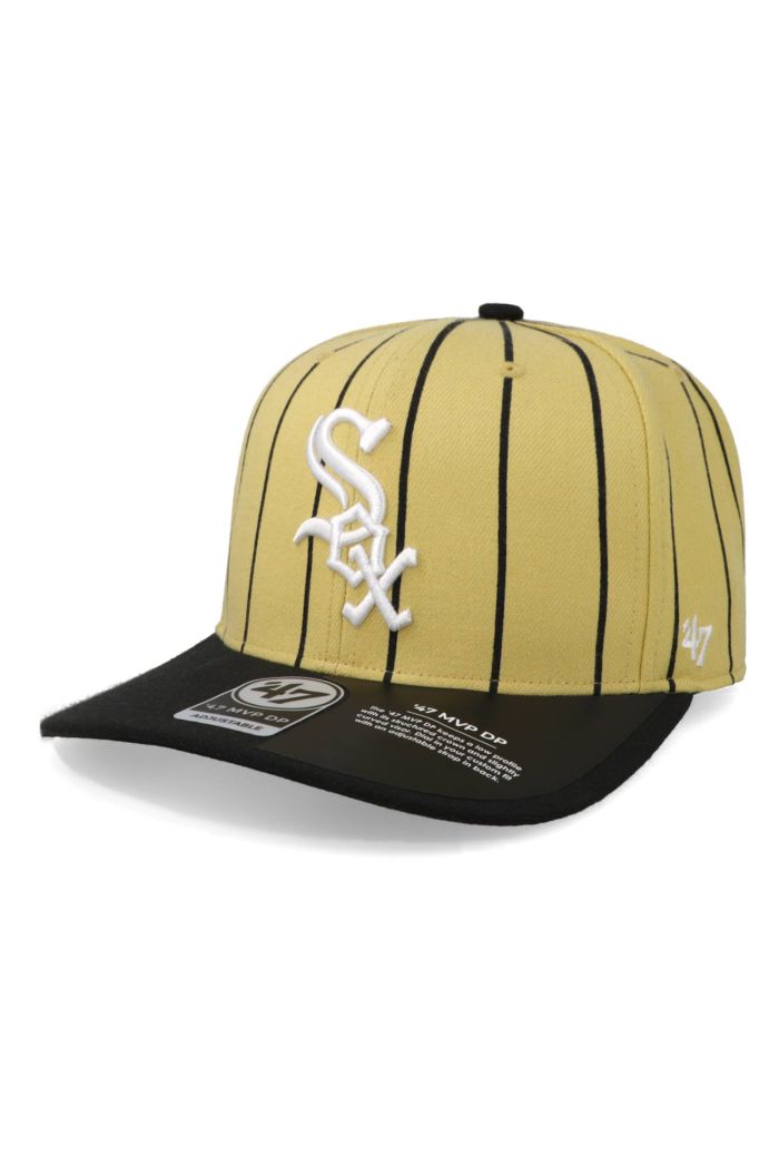 Gorra '47 MLB White Sox Pinstripe 47 MVP Dorado Unitalla