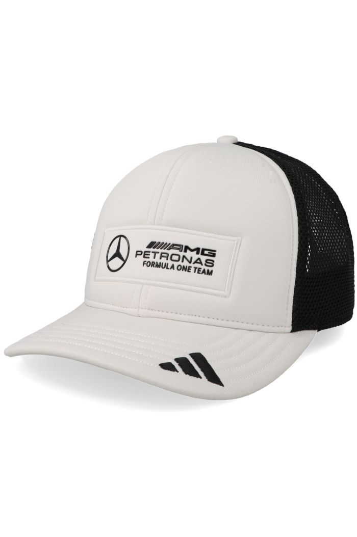Gorra Mercedes 25 F1 AMG Trucker Blanco Unitalla