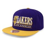 Gorra Mitchell & Ness NBA Lakers Morado/Amarillo Unitalla