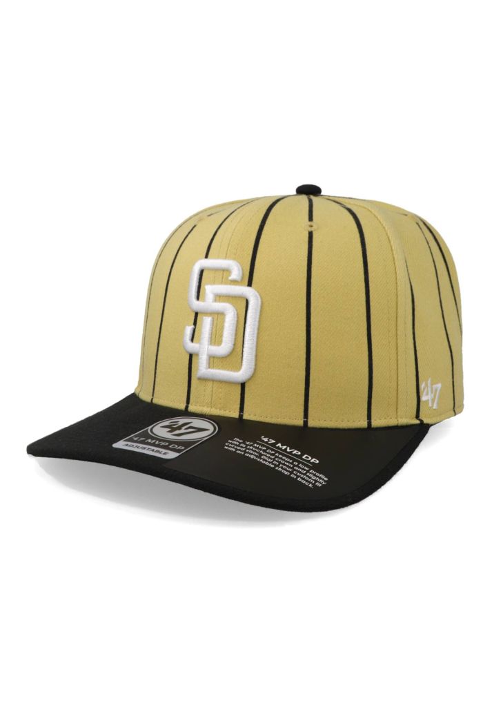 Gorra '47 MLB Padres Pinstripe 47 MVP Dorado Unitalla