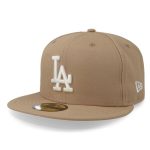 Gorra New Era 59 Fifty MLB Dodgers Core Camel Blanco