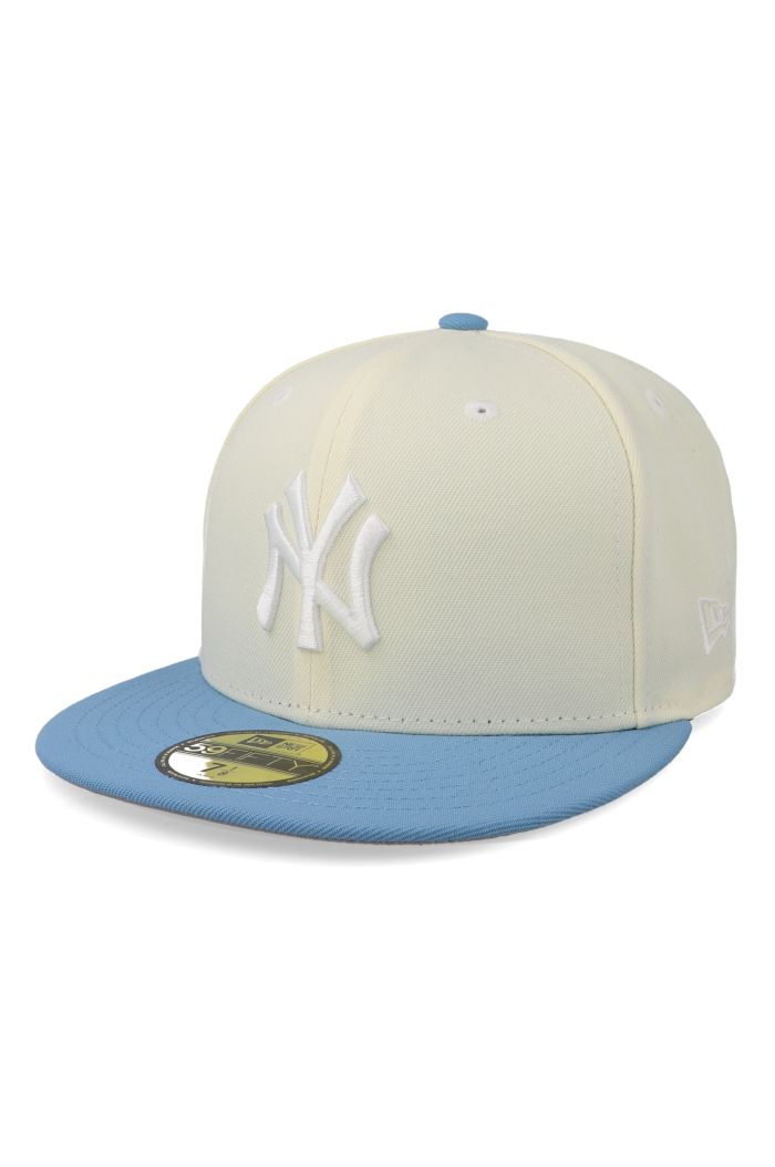 Gorra New Era 59 Fifty MLB Yankees Cromo Cielo Cerrado