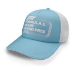 Gorra Formula 1 Trucker Miami Azul Pastel Unitalla