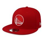 Gorra New Era 9 Fifty NBA Warriors Scarlet White Unitalla