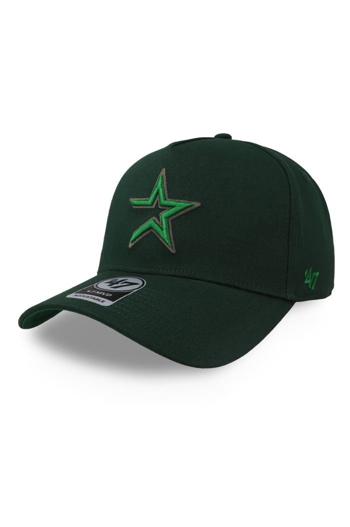 Gorra '47 MLB Astros Sure Shot Two Tone MVP Verde Unitalla