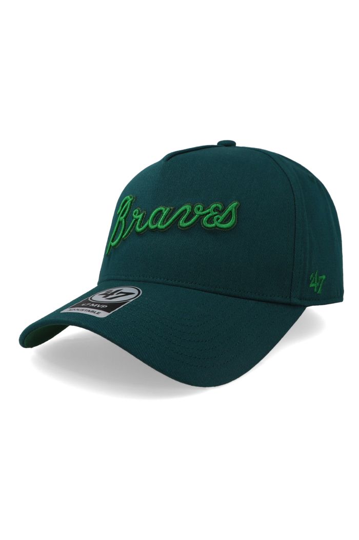 Gorra '47 MLB Braves Sure Shot Two Tone MVP Verde Unitalla