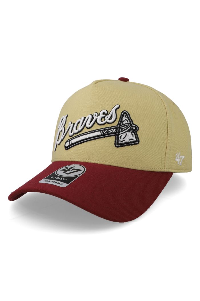 Gorra '47 MLB Braves Sure Shot TT MVP DT Amarillo Unitalla