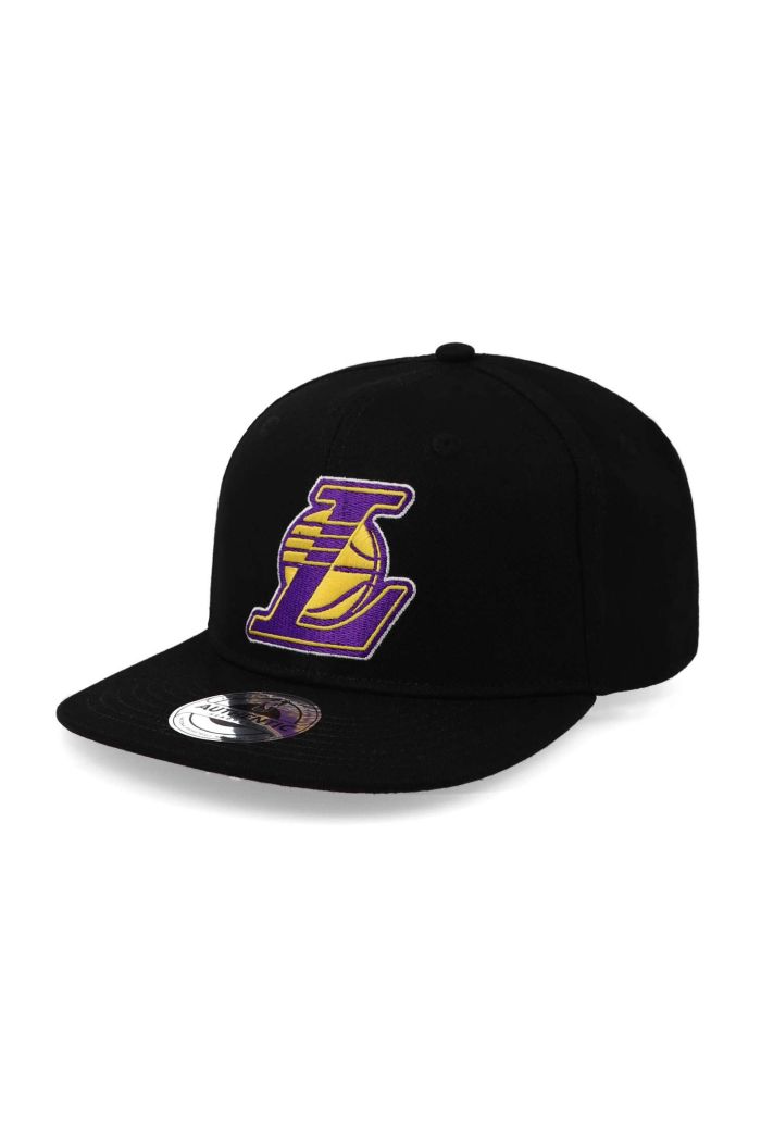 Gorra Fexpro Nba Basic Classic Colors Flat Lakers Negro Unit