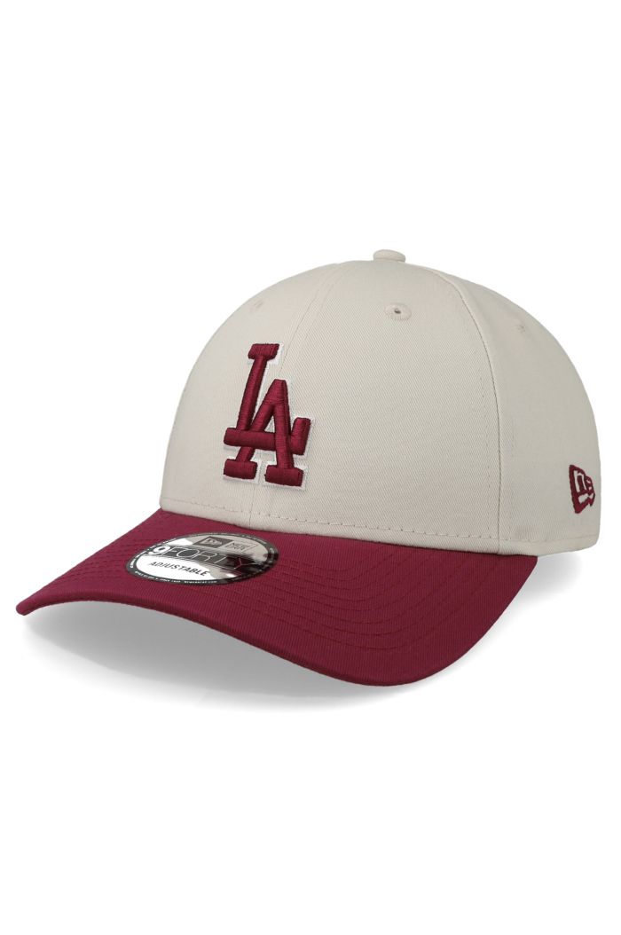 Gorra New Era 9 Forty MLB Dodgers World Series Marfil/Rojo Unitalla