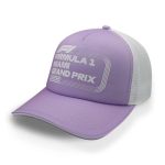 Gorra Formula 1 Trucker Miami Lila Pastel Unitalla