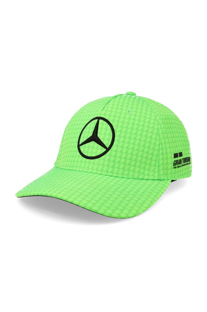 Gorra Mercedes Hamilton British Edition Verde Neon Uni