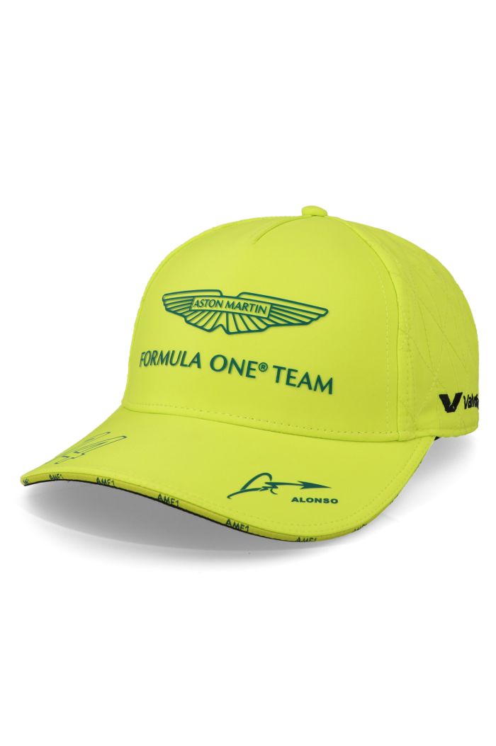 Gorra Aston Martin Rp Alonso Team Lime Unitalla