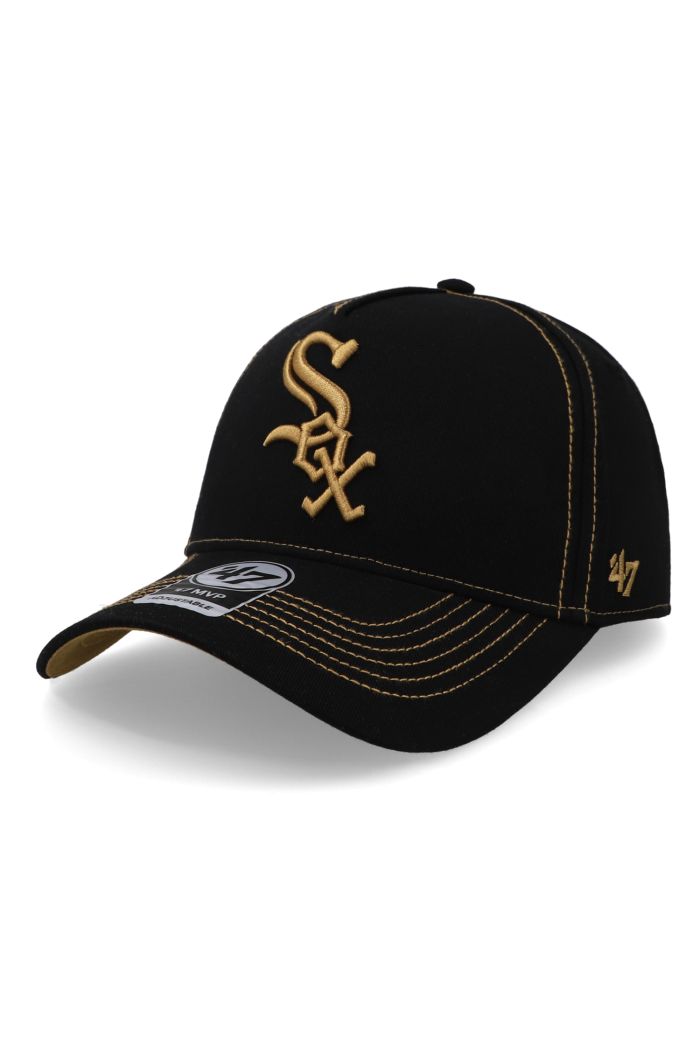 Gorra '47 MLB White Sox Contrast Stitch Negro Unitalla
